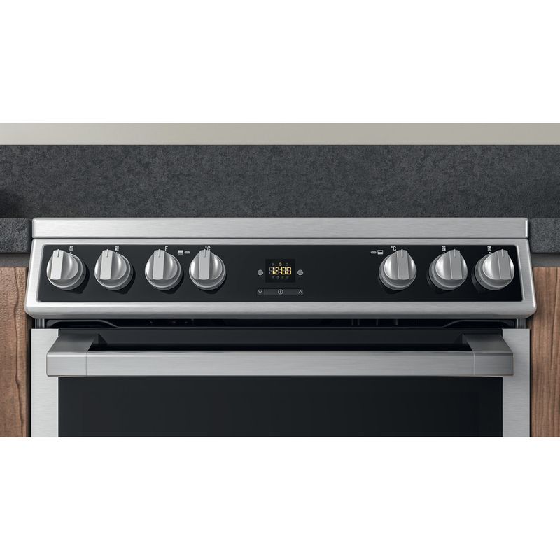 Hotpoint Double Cooker HDT67V9H2CX/UK Inox A Lifestyle control panel