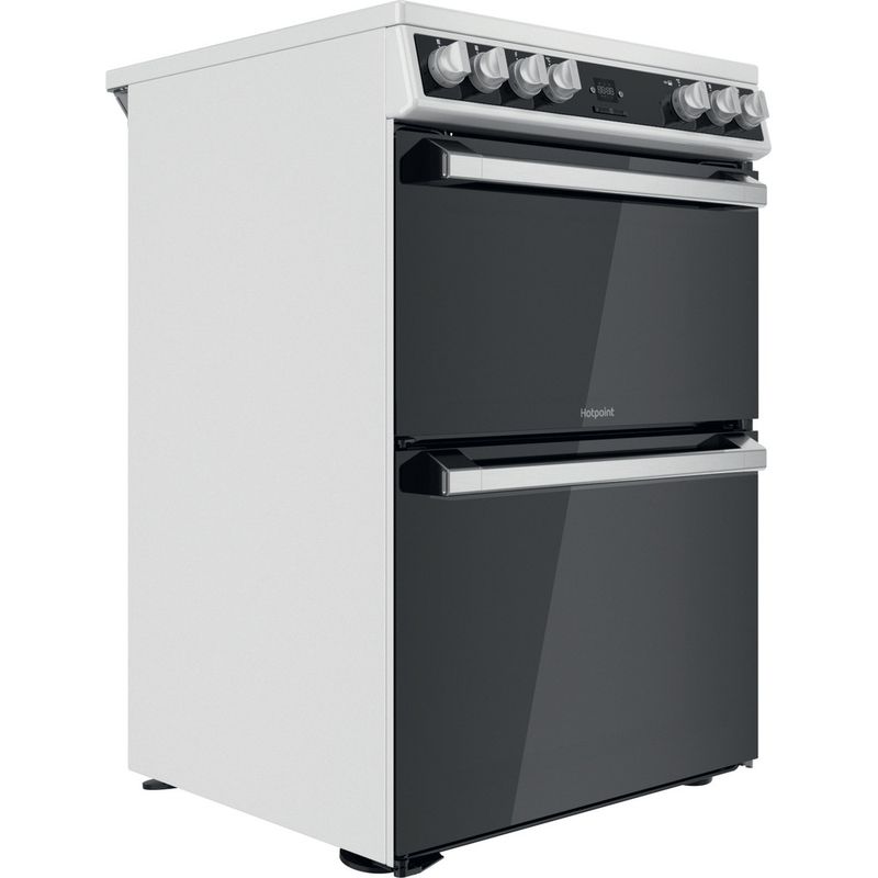 Hotpoint Double Cooker HDT67V9H2CW/UK White A Perspective