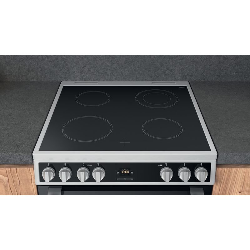 Hotpoint-Double-Cooker-HDT67V9H2CW-UK-White-A-Lifestyle-frontal-top-down