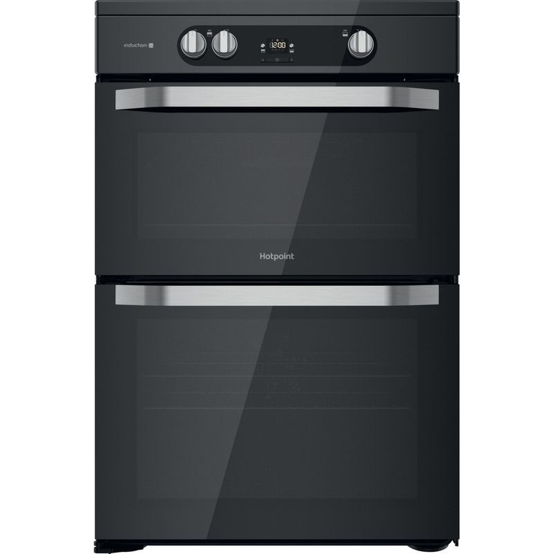 Hotpoint Double Cooker HDM67I9H2CB/U Black A Frontal