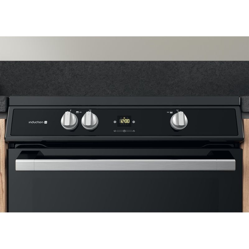 Hotpoint Double Cooker HDT67I9HM2C/UK Black A Control panel
