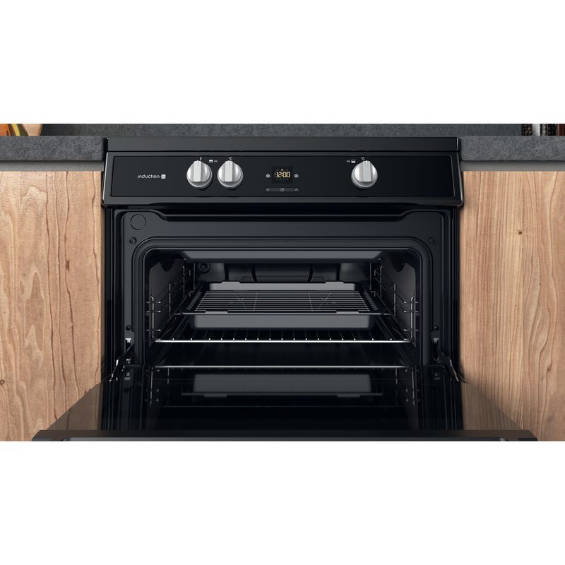 Hotpoint Double Cooker HDT67I9HM2C/UK Black A Cavity