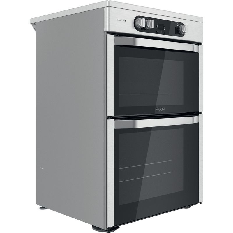 Hotpoint Double Cooker HDM67I9H2CX/UK Inox A Perspective