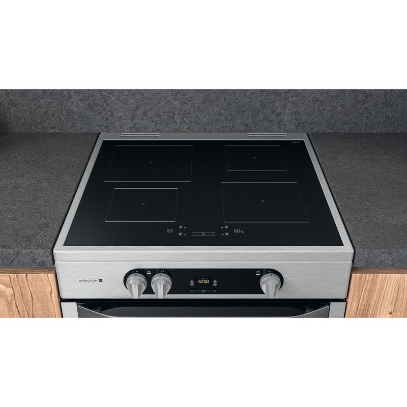 Hotpoint Double Cooker HDM67I9H2CX/UK Inox A Lifestyle frontal top down