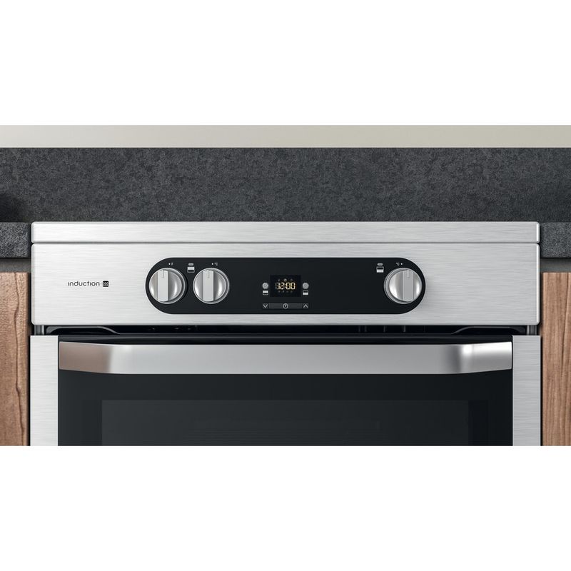 Hotpoint Double Cooker HDM67I9H2CX/UK Inox A Lifestyle control panel