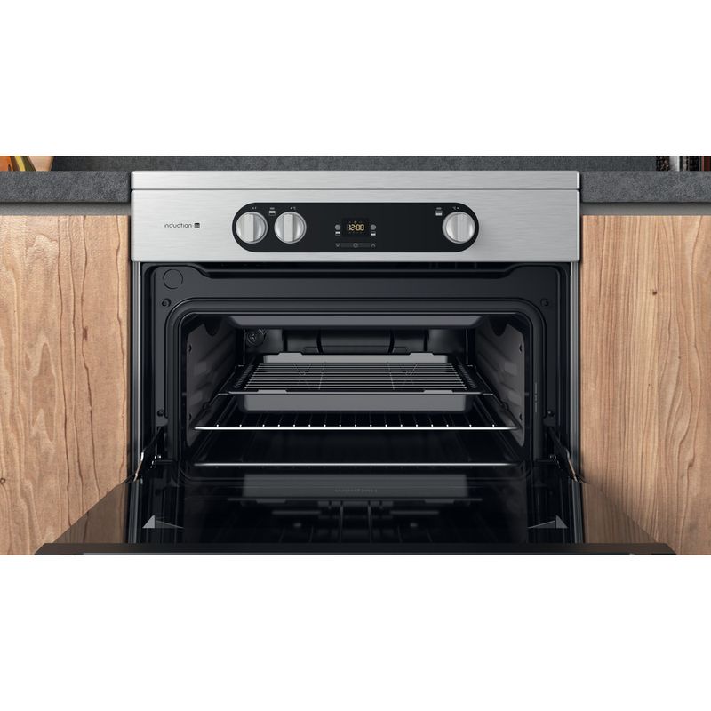 Hotpoint Double Cooker HDM67I9H2CX/UK Inox A Cavity