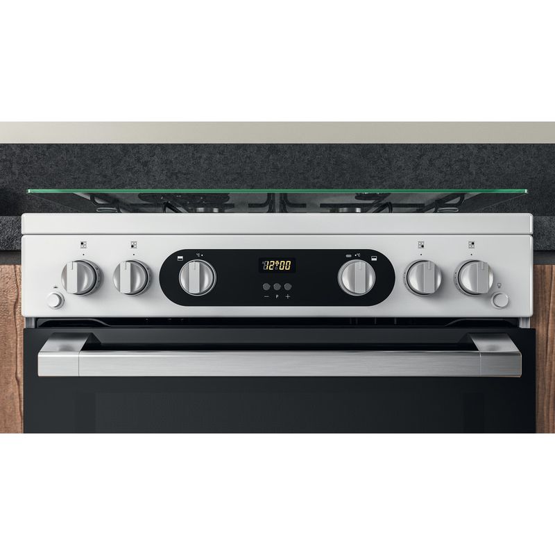 Hotpoint Double Cooker HD67G02CCW/UK White A+ Lifestyle control panel