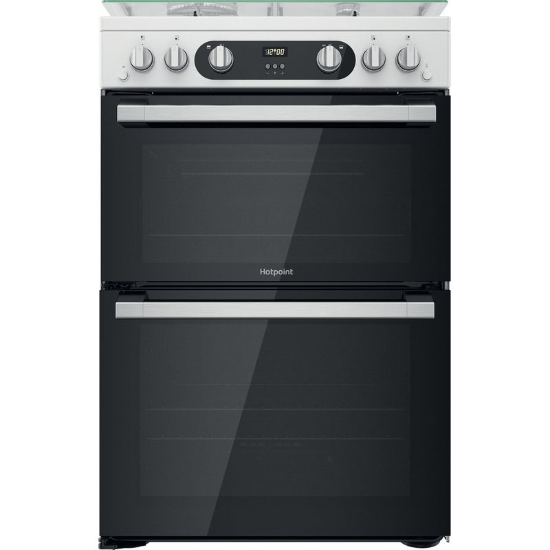 Hotpoint Double Cooker HD67G02CCW/UK White A+ Frontal