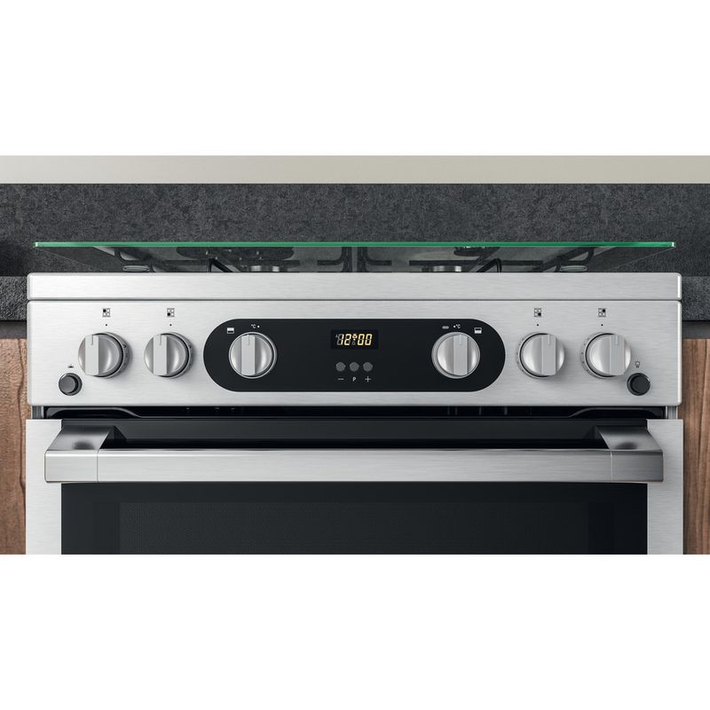 Hotpoint Double Cooker HDM67G0C2CX/U Inox A+ Lifestyle control panel