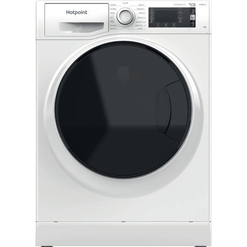 Hotpoint Washing machine Freestanding NLLCD 1044 WD AW UK N White Front loader B Frontal