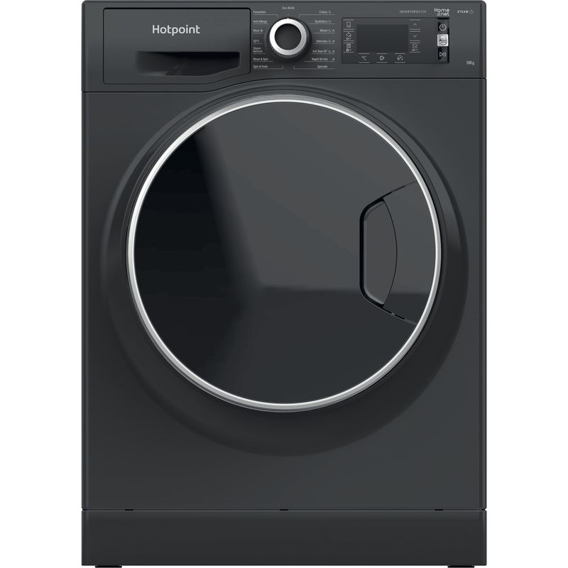 Hotpoint Washing machine Freestanding NLLCD 1064 DGD AW UK N Dark Grey Front loader C Frontal