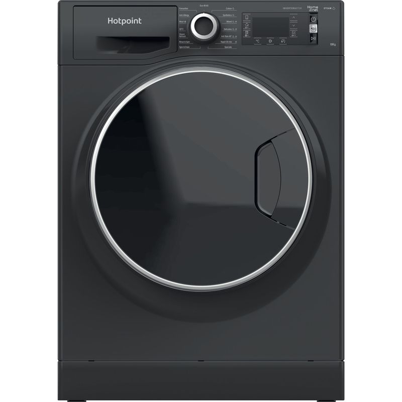 Hotpoint-Washing-machine-Freestanding-NLLCD-1064-DGD-AW-UK-N-Dark-Grey-Front-loader-C-Frontal