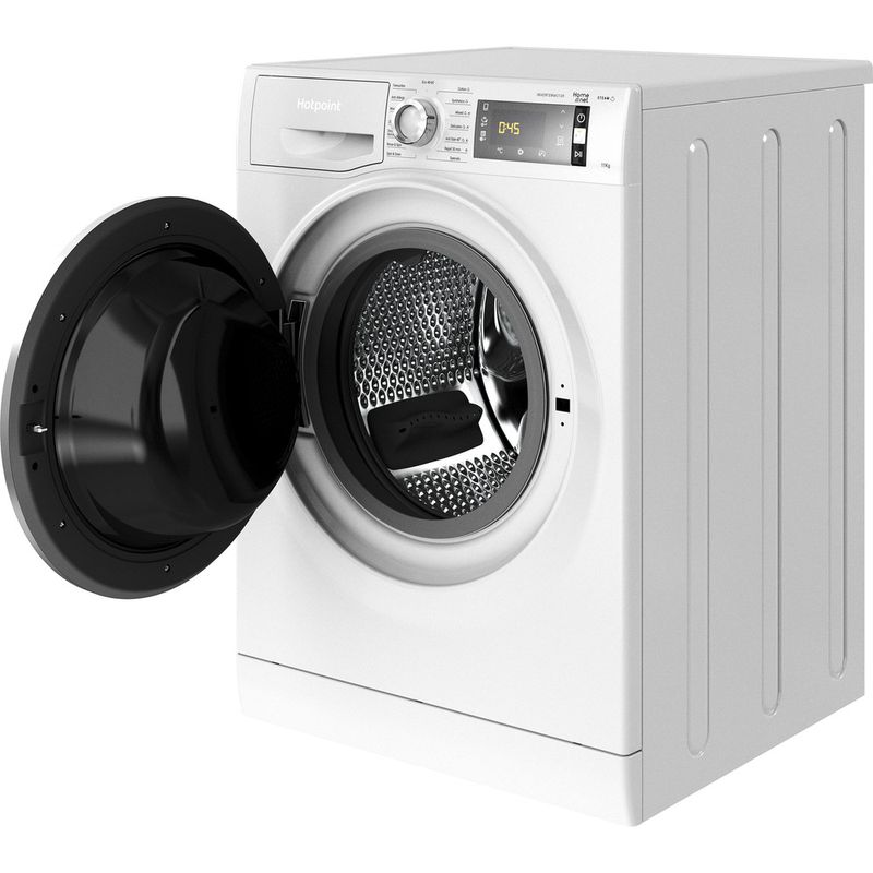 Hotpoint Washing machine Freestanding NLCD 1164 D AW UK N White Front loader C Perspective open