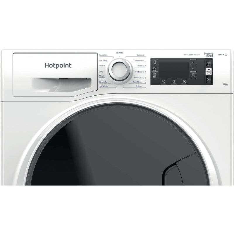Hotpoint Washing machine Freestanding NLCD 1164 D AW UK N White Front loader C Control panel