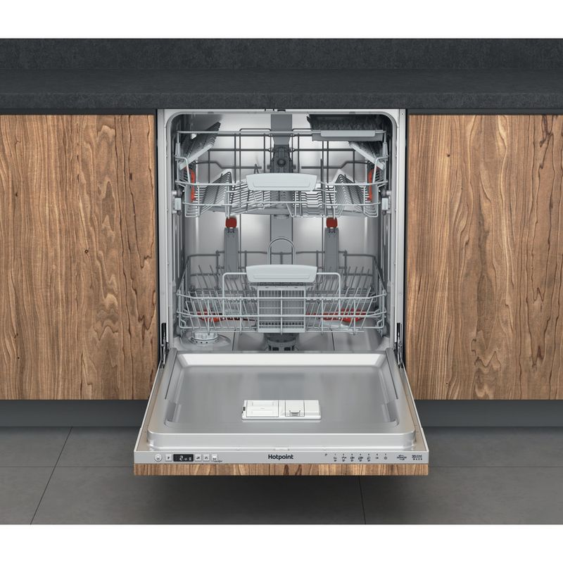 Hotpoint Dishwasher Built-in HDIC 3B+26 C W UK Full-integrated E Frontal open