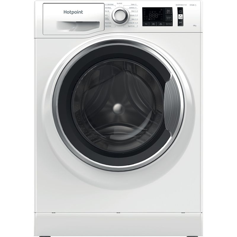 Hotpoint Washing machine Freestanding NM11 1044 WC A UK N White Front loader B Frontal