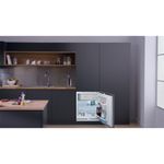 Hotpoint integrated deals fridge with icebox