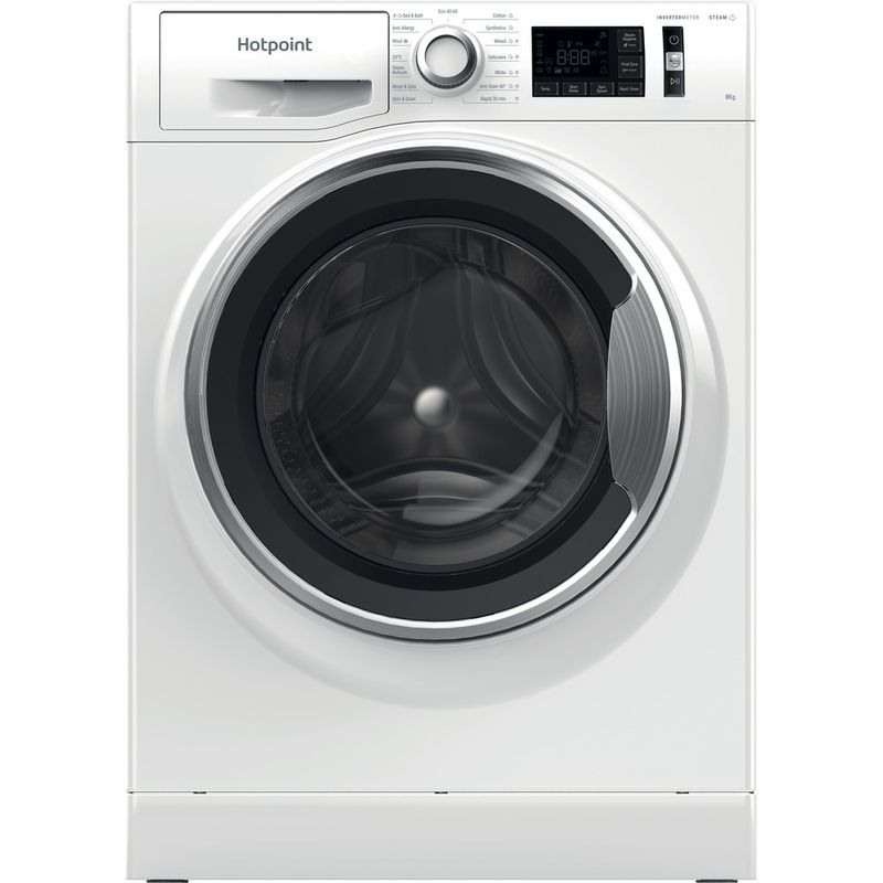 Hotpoint Washing machine Freestanding NM11 844 WC A UK N White Front loader B Frontal