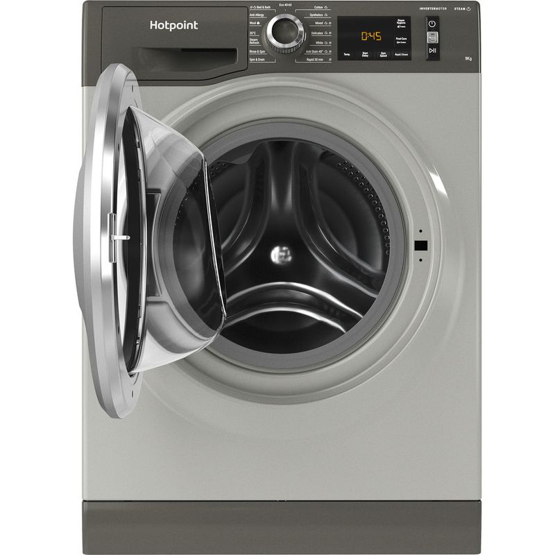 Hotpoint Washing machine Freestanding NM11 945 GC A UK N Graphite Front loader B Frontal open