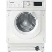 Hotpoint AntiStain40 Integrated Washing Machine - White - 7kg - 1400 RPM - 7 Rated - BI WMHG 71483 UK N