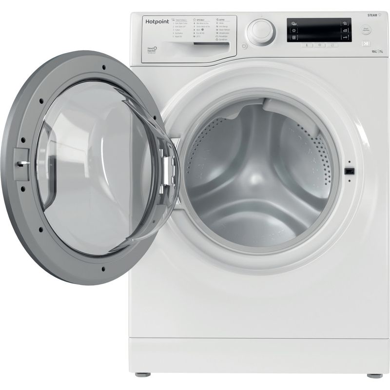 Hotpoint-Washer-dryer-Freestanding-RD-1076-JD-UK-N-White-Front-loader-Frontal-open