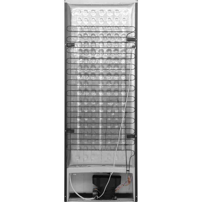 Hotpoint Fridge Freezer Freestanding FFU3D K 1 Black 3 doors Back / Lateral
