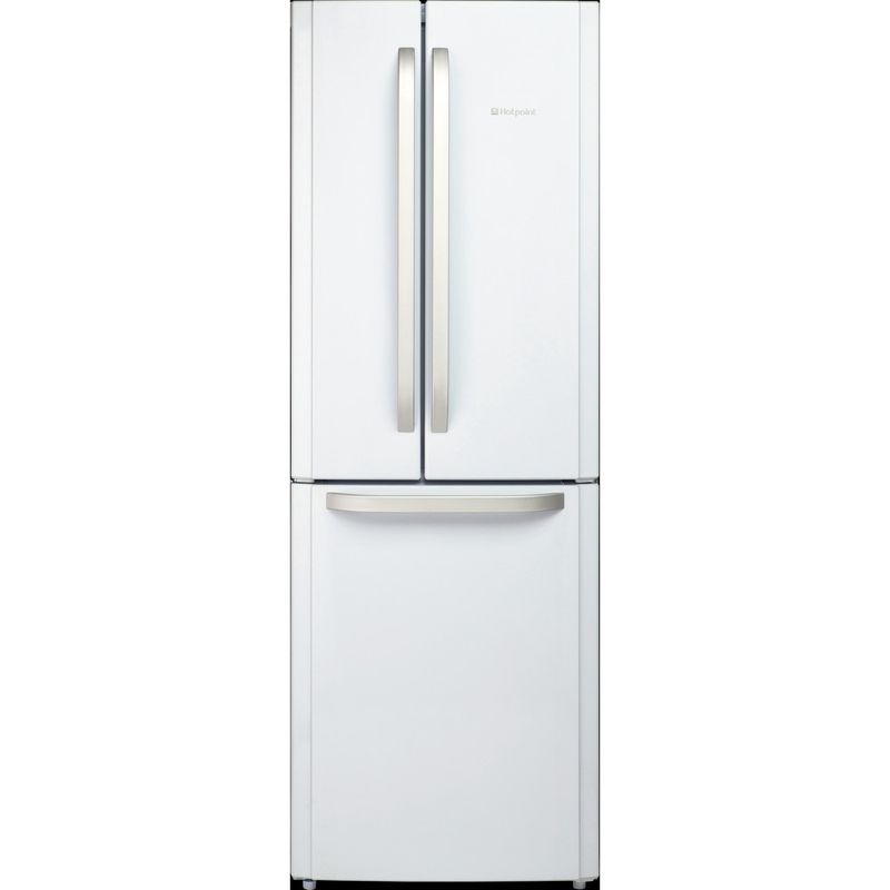 Hotpoint-Fridge-Freezer-Freestanding-FFU3D-W-1-White-3-doors-Frontal