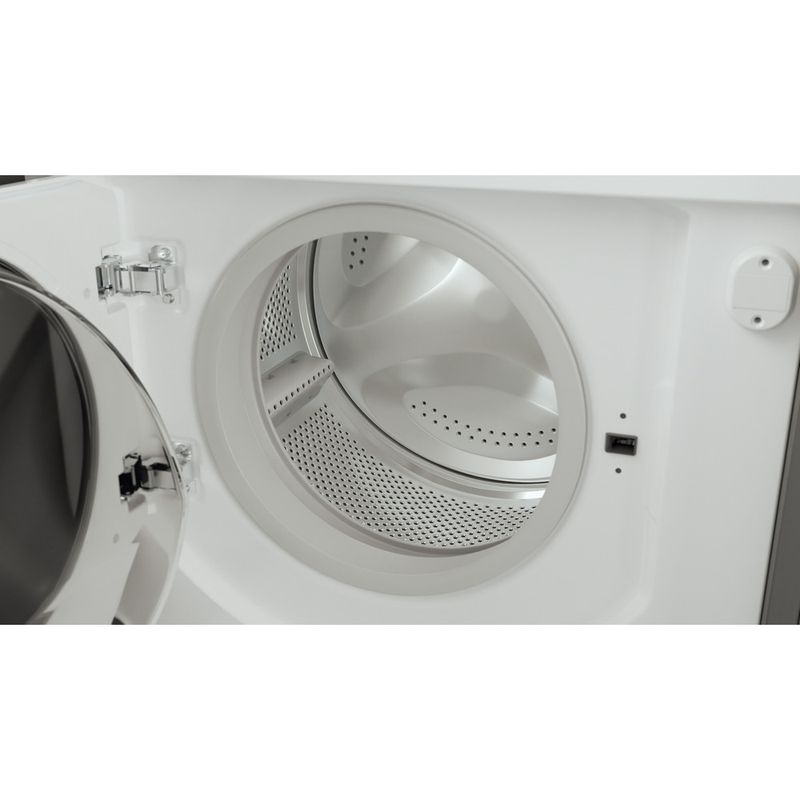 Hotpoint Washer dryer Built-in BI WDHG 75148 UK N White Front loader Drum