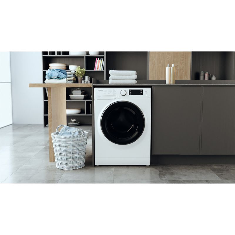 Hotpoint Washer dryer Freestanding RD 1176 JD UK N White Front loader Lifestyle frontal