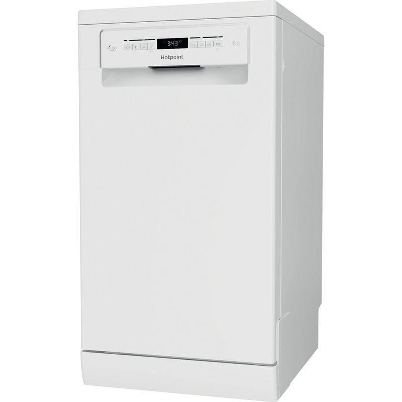 Hotpoint Dishwasher Freestanding HSFO 3T223 W UK N Freestanding E Perspective