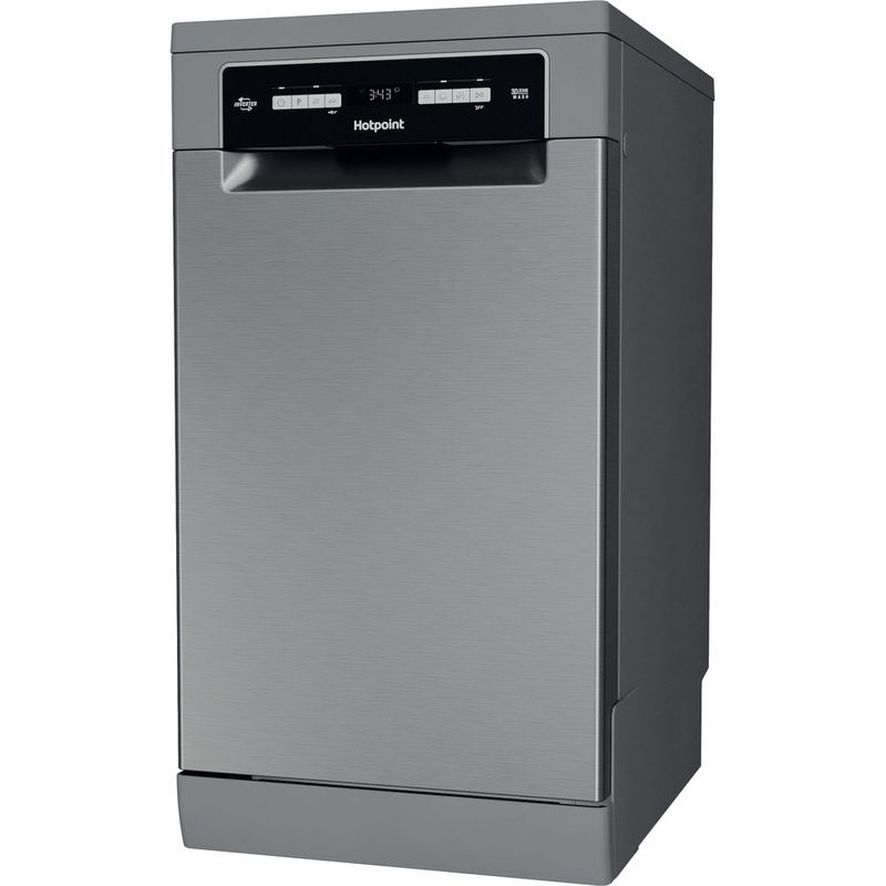 Hotpoint Dishwasher Freestanding HSFO 3T223 W X UK N Freestanding E Perspective