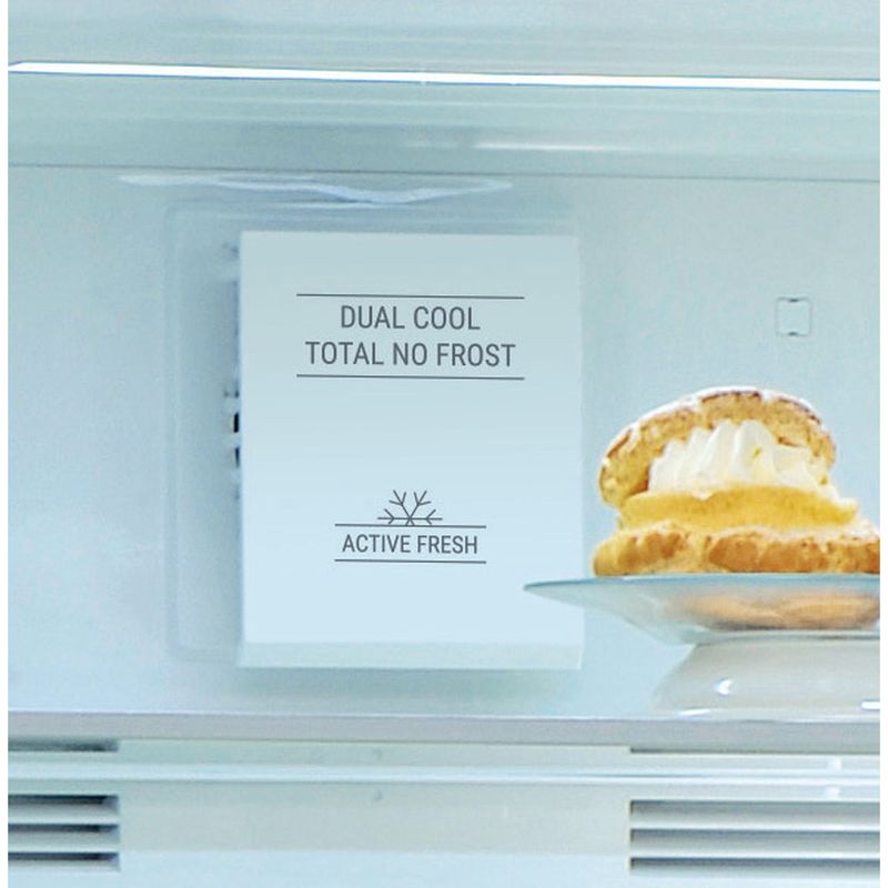 Hotpoint Fridge Freezer Freestanding H84BE 72 XO3 UK 2 Inox 2 doors Filter