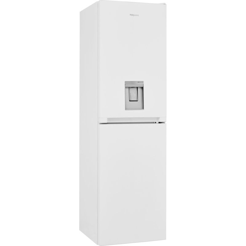 Hotpoint Fridge Freezer Freestanding HBNF 55181 W AQUA UK 1 White 2 doors Perspective