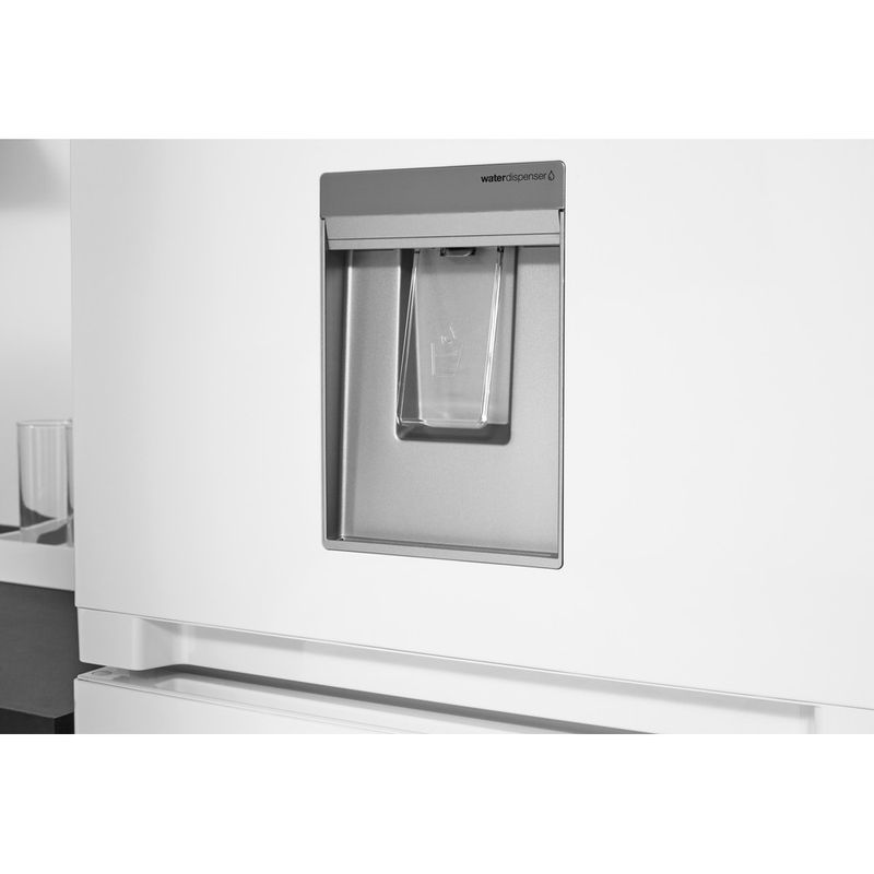Hotpoint Fridge Freezer Freestanding HBNF 55181 W AQUA UK 1 White 2 doors Lifestyle detail