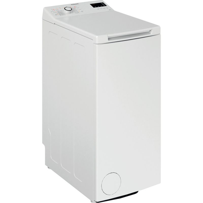 Hotpoint Washing machine Freestanding WMTF 722U UK N White Top loader E Perspective