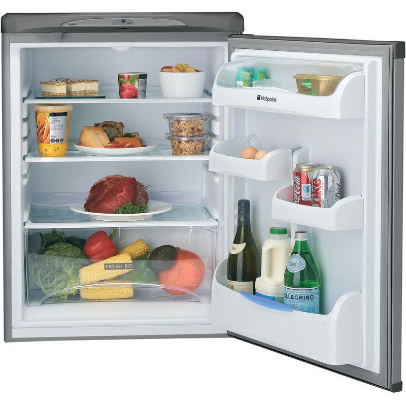 Hotpoint-Refrigerator-Freestanding-RLA36G-1-Graphite-Frontal-open