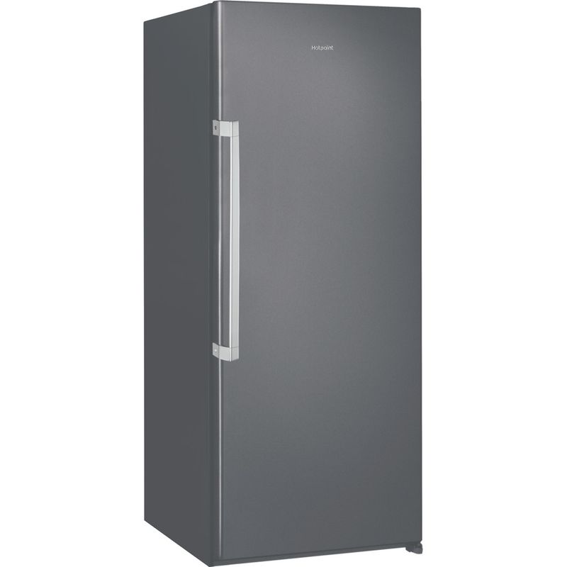 Hotpoint Refrigerator Freestanding SH6 A1Q GRD 1 Graphite Perspective