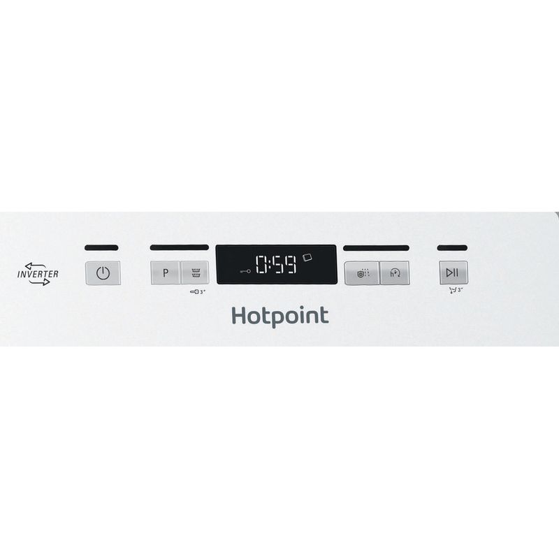 Hotpoint Dishwasher Freestanding HSFCIH 4798 FS UK Freestanding E Control panel