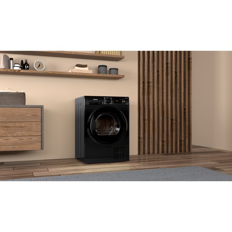 Hotpoint Dryer H3 D91B UK Black Lifestyle perspective