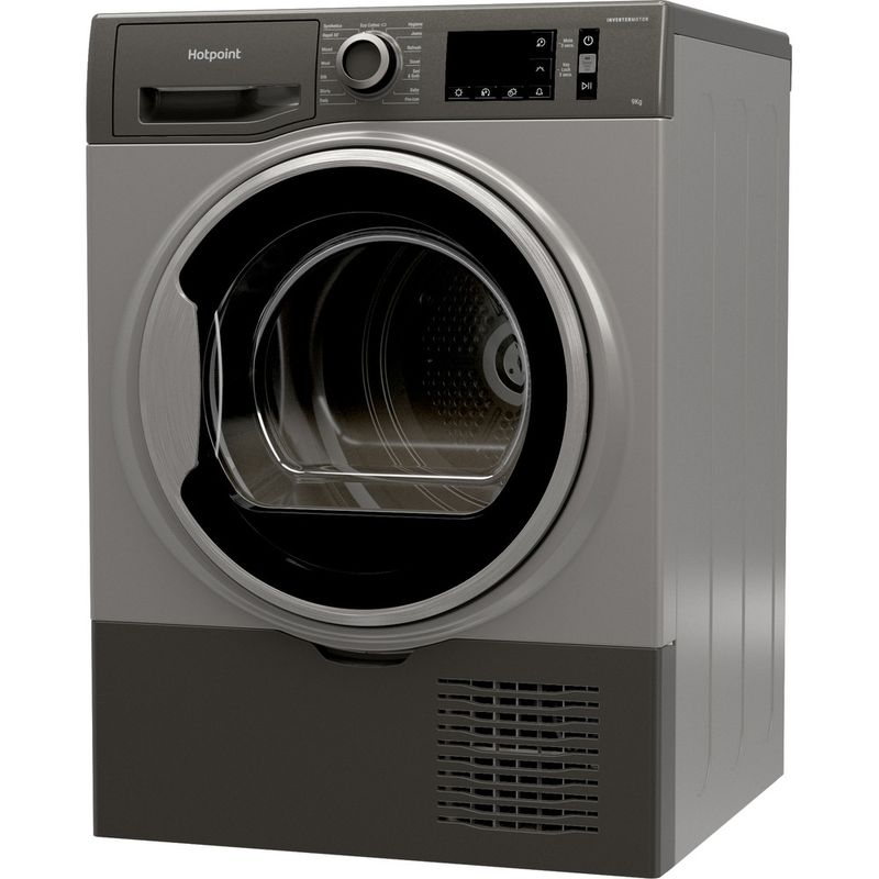 Hotpoint Dryer H3 D91GS UK Graphite Perspective