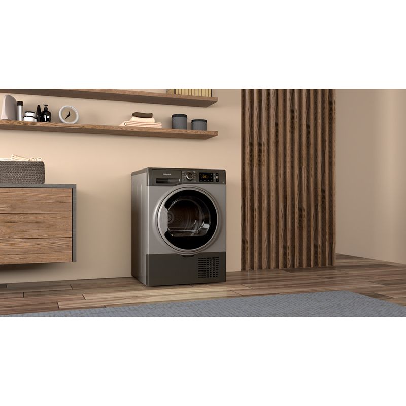 Hotpoint Dryer H3 D91GS UK Graphite Lifestyle perspective