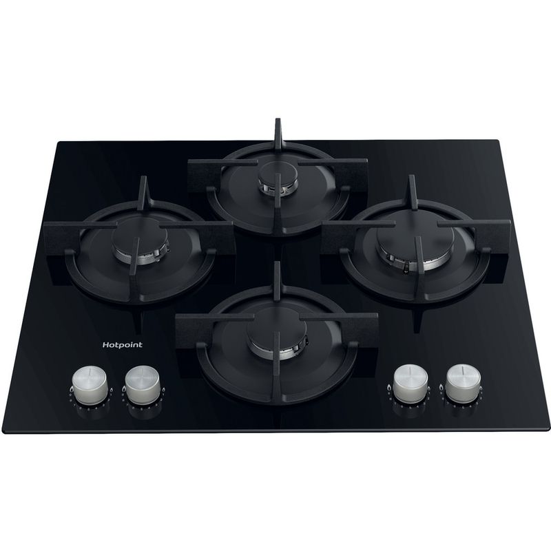 Hotpoint HOB HGS 61S BK Black GAS Perspective