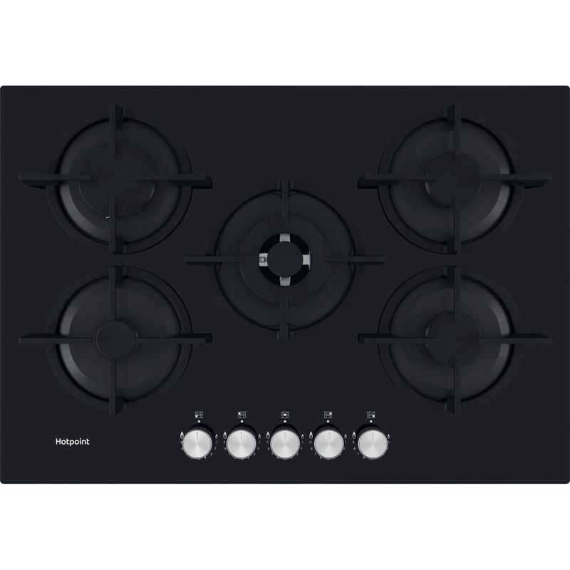 Hotpoint HOB HGS 72S BK Black GAS Frontal