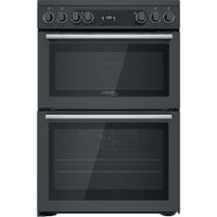 Hotpoint Electric Double Cooker - Anthracite - 60cm - A | A - CD67V9H2CA/UK