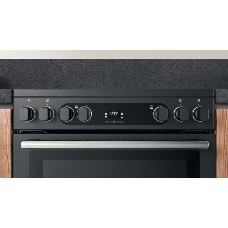 Hotpoint Double Cooker CD67V9H2CA/UK Antracite A Lifestyle control panel