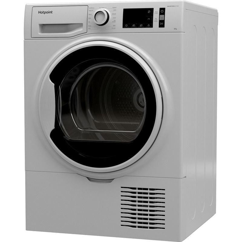 Hotpoint Dryer H3 D81WB UK White Perspective