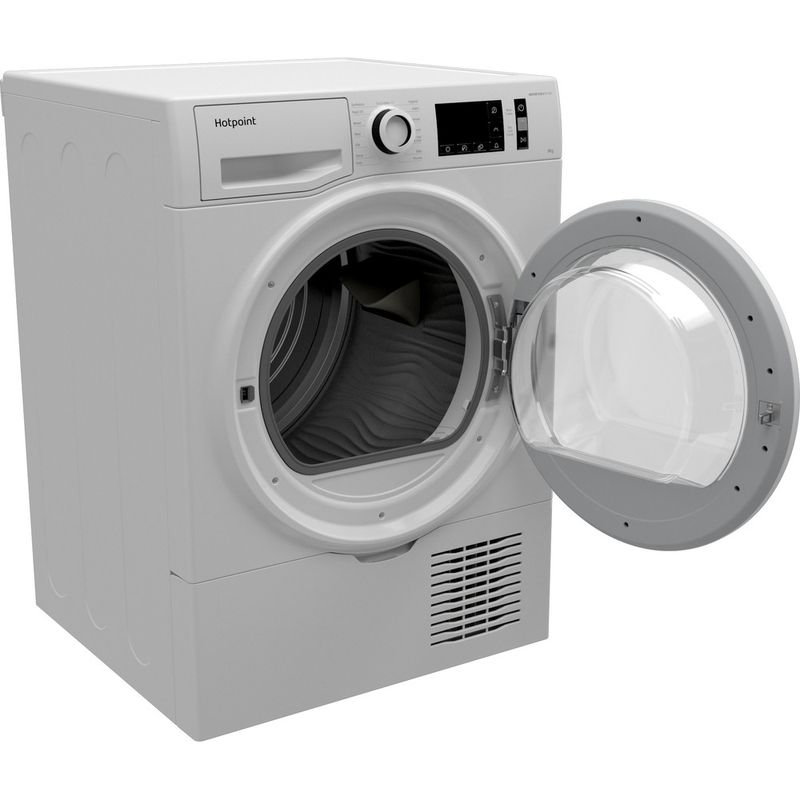 Hotpoint Dryer H3 D81WB UK White Perspective open