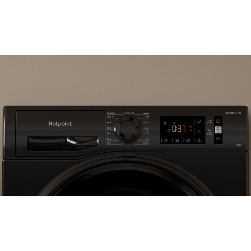 Hotpoint-Dryer-H3-D81B-UK-Black-Lifestyle-control-panel