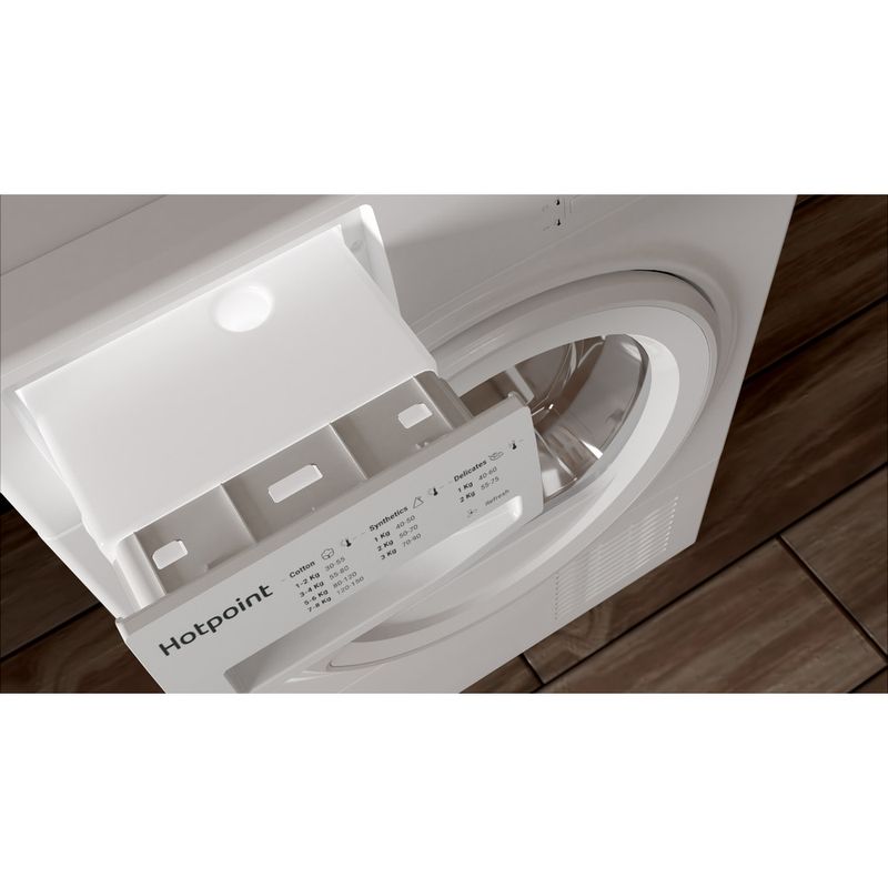 Hotpoint Dryer H2 D81W UK White Drawer