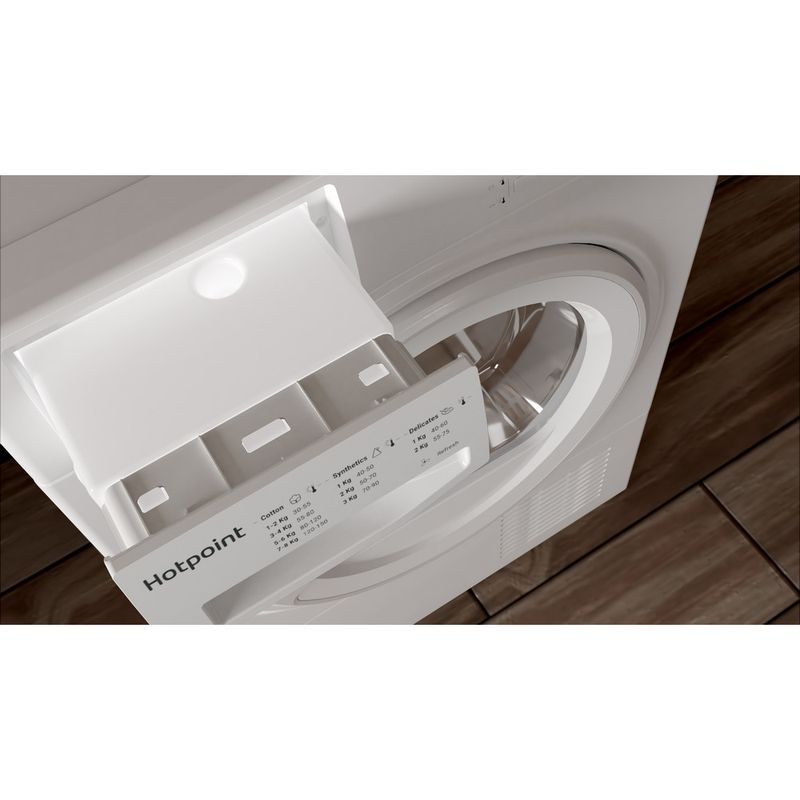 Hotpoint-Dryer-H2-D81W-UK-White-Drawer